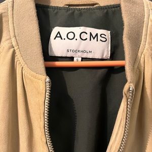 A.O CMS Stockholm Goat Suede Jacket Small